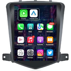 Car Radio for Cruze 2009-2015: 10.4 Inch (2+32G) 1024 * 768 HD Touch Screen Car Stereo - Wireless Carplay Andriod Auto Mirror Link Backup Camera GPS FM SWC