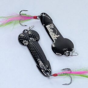 Fishing Lure: Dick Lure, Penis Lure, WeinLure, Silver, 1.5" x 35g, 1pc