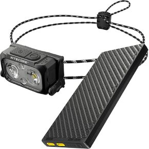 Nitecore NU25 UL 400 Lumens Ultralight USB-C Rechargeable Headlamp with NB10000 Gen 3 10000mAh Ultralight Power Bank