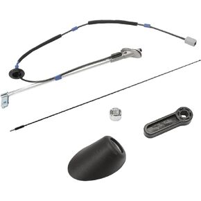 AQD Antenna Kit Assembly Manual Type with 33" Antenna & Ornament & Nut & Base Compatible with 2005-2015 Toyota Tacoma Replacement #86300-04070 86309-04110 86396-04040
