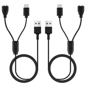 حزمة من 2 شاحن استبدال سلك من طوق تدريب Jugbow/DeLupet/Yawpet ، 2 في 1 USB C وكابل شحن اللحاء المغناطيسي