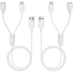 Pack of 2 Charger Cord Replacement for Jugbow/Delupet/Yawpet Training Collar, 2-in-1 USB C and Magnetic Bark Collar Charging Cable in Kuwait
