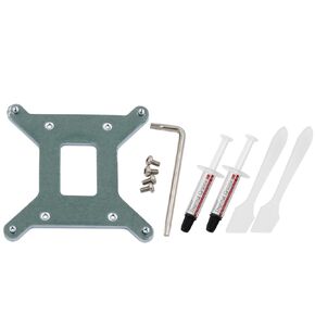 Metal LGA1700 Motherboard Backplate, Heatsink Mounting Backplane for Intel LGA 1700 with 2-Pack 7.5 W/mK GT-1 Silver CPU Thermal Paste (1g*2)