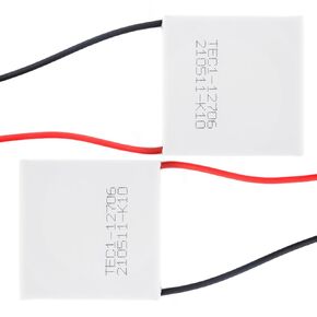 2 حزمة TEC1-12706 أقراص تبريد أشباه أشباه الموصلات 12V 6A TEC1-12706 ENTERKINK THERMOELER COWNING PELTIER MODULE 40X40MM