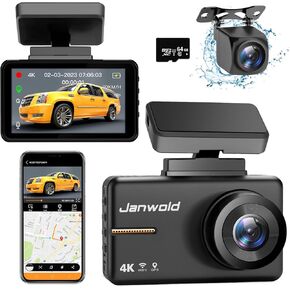 تضمنت كاميرا Dash Cam الأمامية ، وكاميرا UHD Dash 4K للسيارات ، وشاشة IPS 3 "، بطاقة 64 جيجابايت ، GPS المدمج في Wi-Fi ، رؤية ليلية ، زاوية بعرض 170 درجة و 150 درجة ، G-SESOR ، وضع 24HParking