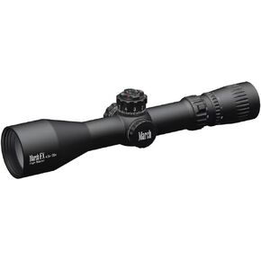 March Scopes 4.5-28x52 Rifle Scope w/FML-LDK Reticle - FFP, Tactical Scope w/Shuriken Lock Turrets, High Master Lens, Wide Angle Eyepiece, & Temp. Anti-Drift Lens System (D28HV52WFMLX-FML-LDK)