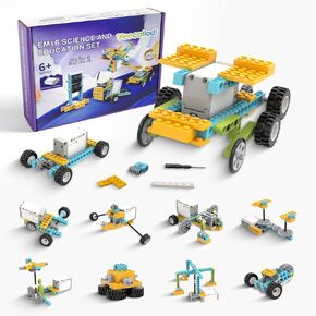 STEM Building Toy Set, 112pcs, Construction Vehicles, Easy Assembly