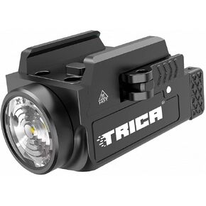800 Lumens Compact Pistol Light, USB Rechargeable Rail-Mounted Tactical Gun Flashlight for Handguns, Quick Release Mini Weapon Light Compatiable for 1913,GL Style Full Size and Compact Rail