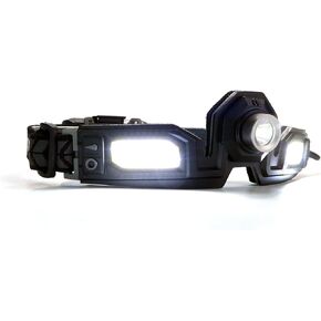 STKR Concepts FLEXIT Headlamp PRO 6.5-650 lumens- Low Profile, Comfort fit Design with 240-degree Halo Lighting, Black, one Size fits All