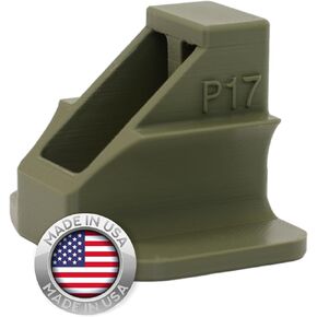 Magazine Loader for The Kel-Tec P17 - Keltec P17 - Easy Pain Free Loading - Comfortable Grip - Speed Loader Accessories - Large Flanges for Thumb Relief
