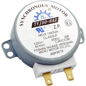 2025 New 5304509440 TYJ50-8A2 Microwave Turntable Motor Assembly Fits for Frigidaire Microwave LFMV1645TF,Replaces 5304464113,WB26X32190,4583637,AP6230595,PS12071283,EAP12071283,WB26X10176