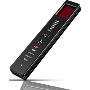 Hidden Camera Detectors 6-in-1 – Anti-Theft Alarm & SOS Emergency Alert, GPS Tracker Detector, Bug Sweeper Detector, Spy Camera Finder for Travel, Hotel, Airbnb, Home, Office (Large)