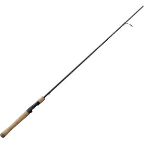 Lew’s Speed Stick Spinning Fishing Rod, IM8 Graphite Blank with Fuji Concept O Guides, Full-Length Cork Grips, Gray/Green