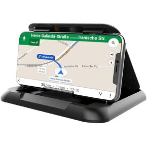 Car Phone Holder, Phone Mount for Car Dashboard Cradle, Universal for iPhone, Anti-Slip Phone Pad for Car, Samsung, Android, Various Smartphones, Suitable for Various Mobile Phone