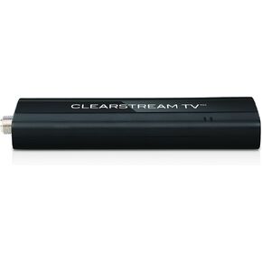 Antennas Direct CLEARTV Clearstream TV Over-The-Air WiFi Tuner, Connects to Any TV Antenna, Use The Free App to Record and Pause Live TV, Watch Recordings On-The-Go, No Monthly Fees, Black