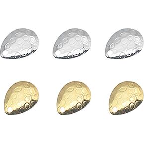 28 PCS شفرات الدوار الصيد المعدنية سحر صعبة صنع الزاحف تسخير السحر الطعوم الدوار المحمولة ملاعق الملاعق لصنع مكوك الطعم