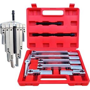2 Jaw Gear Puller,Bearing Puller,Pulley Puller,Flywheel Gear Puller Tool Set,For the Removal of Pulleys,Flywheels,Bearings and Gears in Automobiles and Other Mechanical Equipment,3 in 1,9 PCS.