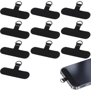 10 Pcs Buckle T Type Phone Lanyard Pads Universal Phone Lanyard Patch Phone Tether Tabs