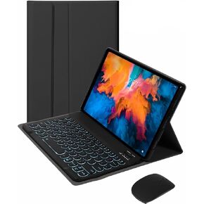Keyboard Case for Lenovo Tab P11 2Nd Gen (11.5 Inch)/Pad Plus 2023, Backlit Keys, Wireless Detachable Keyboard with Bluetooth Mouse,Green