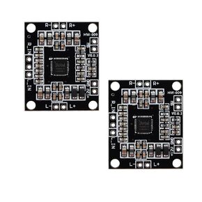 2Pcs PAM8610 Digital Dual Channel Stereo Audio Amplifier Board 2 x 15W Mini Class D Power Amplifier Board