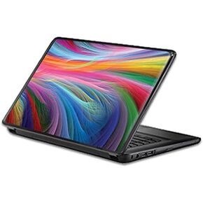 Universal 13" Laptop Skin - Rainbow Waves | Protective, Durable, and Unique Vinyl Decal wrap Cover | Easy to Apply, Remove, and Change Styles | Made in The USA