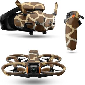 Drone Skin Compatible with DJI Avata 2 Bundle (2024) - Giraffe - Premium 3M Vinyl Protective Wrap Decal Cover - Easy to Apply | Crafted in The USA by MightySkins
