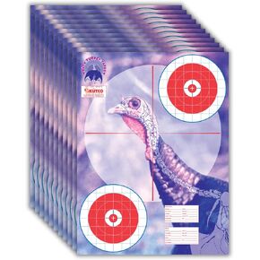 18x24 Inch Full-Color Truth Turkey Shooting Target – Realistic Hunting Practice Paper Targets – High-Visibility for Rifle, Shotgun, and Archery Training