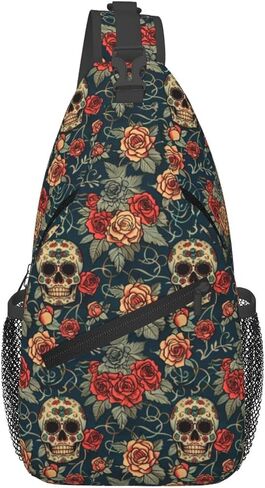 Pink Flamingos Sling Backpack Hiking Backpack Crossbody Bag Sports Lightweight And Durable Chest Bag Shoulder Bag For Women Men in Saudi Arabia