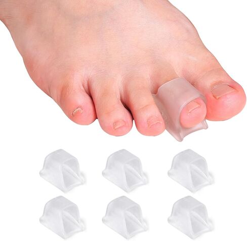 Hammer Toe Straightener Corrector - Bunion Corrector for Women Big Toe, Toe Spacers Toe Separators Toe Splint for Bunion, Curled Toes, Hammertoes (6 Pack,3 Sizes in One Set) in Saudi Arabia