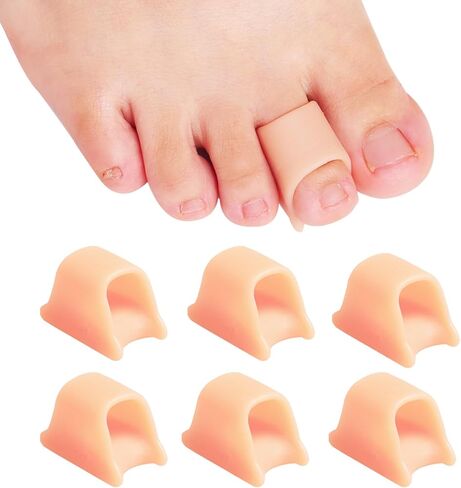 Hammer Toe Straightener Corrector - Bunion Corrector for Women Big Toe, Toe Spacers Toe Separators Toe Splint for Bunion, Curled Toes, Hammertoes (6 Pack,3 Sizes in One Set) in Saudi Arabia