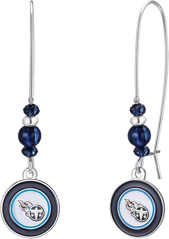 NFL Kidney Wire Hook Earrings | Sports Fan Jewelry Gift | Fashion Jewelry | Birthday for Women and Girls in Saudi Arabia