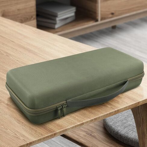 co2CREA Hard Travel Case Compatible with 8BitDo Retro Mechanical Keyboard 87 Keys Dual Super Programmable Buttons (Green Case) in Saudi Arabia