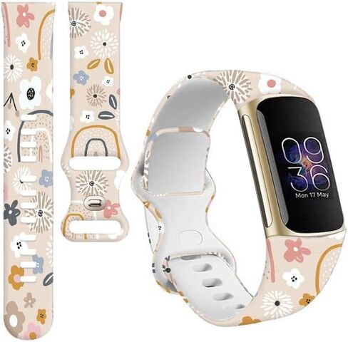 Sport Bands Compatible with Charge 6 /Charge 5 for Women Men,Soft Waterproof Replacement Straps Wristbands for Charge Advanced Fitness Tracker in Kuwait