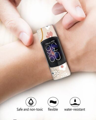 Sport Bands Compatible with Charge 6 /Charge 5 for Women Men,Soft Waterproof Replacement Straps Wristbands for Charge Advanced Fitness Tracker in Kuwait