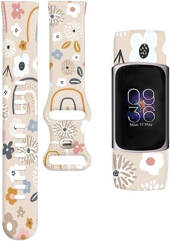 Sport Bands Compatible with Charge 6 /Charge 5 for Women Men,Soft Waterproof Replacement Straps Wristbands for Charge Advanced Fitness Tracker in Kuwait