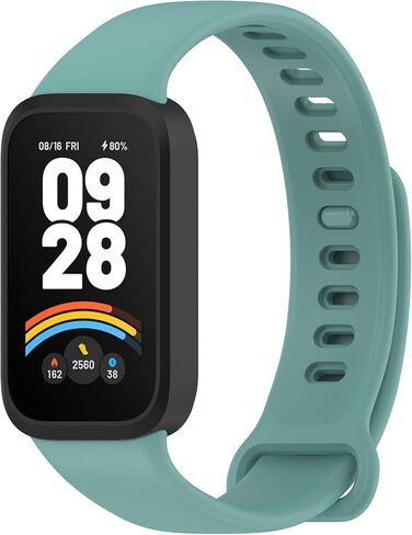 BabyValley Bands Compatible for Xiaomi Smart Band 9 Active,Adjustable Silicone Band Accessory Straps Wristbands Bracelet Fit for Xiaomi Smart Band 9 Active in Kuwait