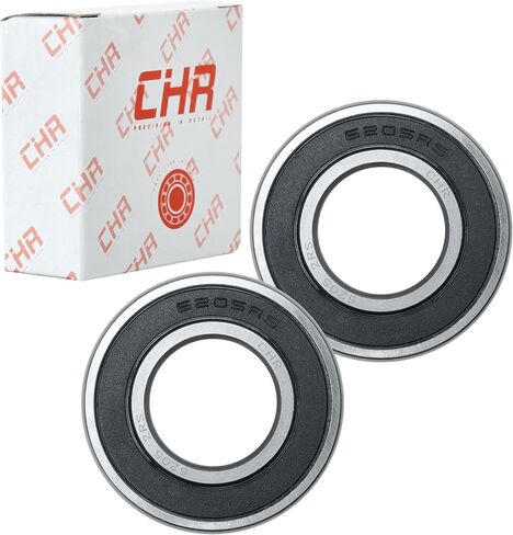 CHR Ball Bearings | 3/4" | 4 Pack | Double Rubber Sealed Deep Groove Ball Bearing | Lubricated Chrome Steel | Exceptional Performance for Motors, Appliances, Machinery | ISO 9001-2015 Certified in Saudi Arabia