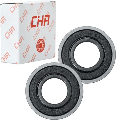 CHR Ball Bearings | 3/4" | 4 Pack | Double Rubber Sealed Deep Groove Ball Bearing | Lubricated Chrome Steel | Exceptional Performance for Motors, Appliances, Machinery | ISO 9001-2015 Certified in Saudi Arabia