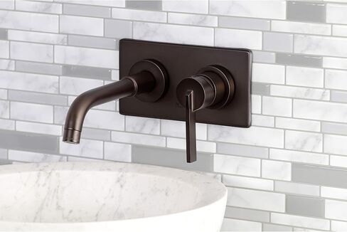 Kingston Brass KS8112CTL Continental Bathroom Faucet, Polished Brass in Saudi Arabia