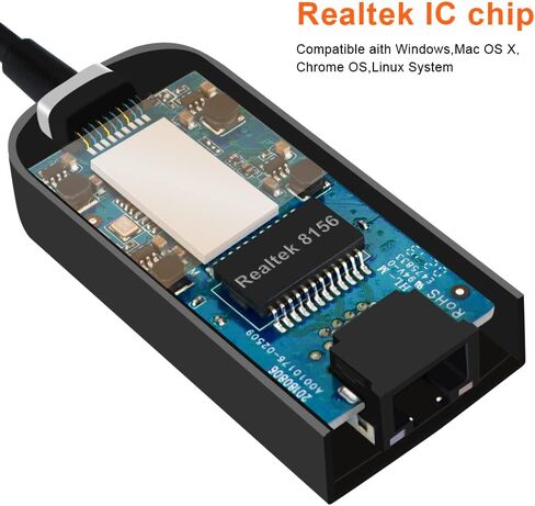 Cablecreation USB إلى Ethernet Adapter ، Driver Free USB 3.0 إلى 10/100/1000 Gigabit Ethernet LAN Adapter متوافق مع Nintendo Switch ، الكمبيوتر المحمول ، الكمبيوتر الشخصي ، MacBook ، Windows ، MacOS ، Linux ، الألومنيوم in Saudi Arabia