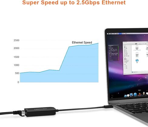 Cablecreation USB إلى Ethernet Adapter ، Driver Free USB 3.0 إلى 10/100/1000 Gigabit Ethernet LAN Adapter متوافق مع Nintendo Switch ، الكمبيوتر المحمول ، الكمبيوتر الشخصي ، MacBook ، Windows ، MacOS ، Linux ، الألومنيوم in Saudi Arabia