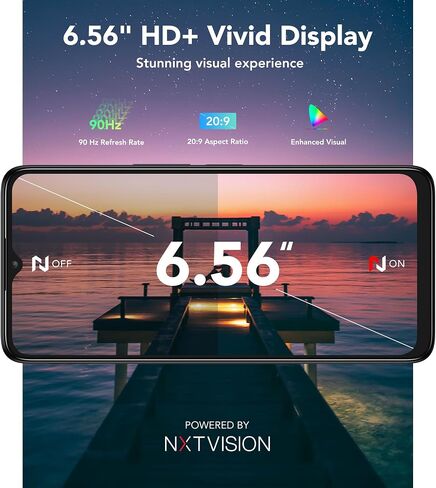 هاتف TCL 40 × 5G غير مؤمن بالهاتف الخلوي ، 5G Android 13 ، 5000 مللي أمبير في الساعة ، كاميرا رئيسية 50 ميجابكسل ، هاتف محمول 6.56 بوصة ، 64 جيجا بايت روم تصل إلى 1 تيرابايت مع بطاقة Micro SD ، الإصدار الأمريكي (متجدد) in Kuwait