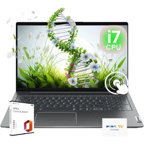 Lenovo IdeaPad Laptop, Intel i7-1255U Processor, 15.6 FHD IPS Anti-Glare Screen, 40GB RAM, 1TB PCIe SSD, Backlit Keyboard, SD Card Reader, Type-C, Wi-Fi-6, Win 11 Pro, w/WOWPC Bundle, Gray