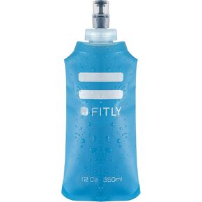 Soft Flask - Shrink As You Drink Soft Water Bottle for Hydration Pack - Folding Water Bottle Ideal for Running, Hiking, Cycling, Climbing & Rigorous Activity