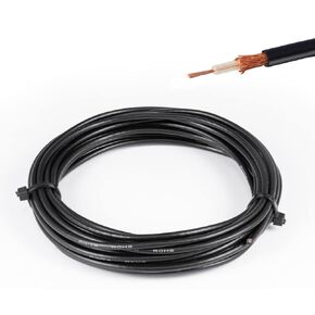 RG174 RF Coaxial Cable Black 50ohm 32.8FT/10M