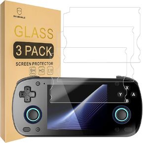 Mr.Shield Screen Protector compatible with Retroid Pocket Mini [RP Mini] [Maximize coverage] [Tempered Glass] [3-Pack] [Japan Glass with 9H Hardness]