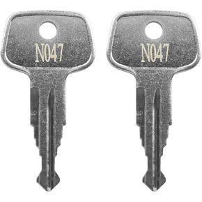 N047 Thule Roofs Car Rack Rack Key ، مفتاح رف دراجة Thule ، مفتاح استبدال رف سقف Thule ، مفاتيح بديلة للتزلج على التزلج ، السقف ، مربع الشحن ، رفوف الناقل والأشرطة المتشابكة [الرمز N047]