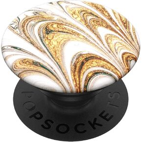 PopSockets: PopGrip Expanding Stand and Grip with a Swappable Top for Phones & Tablets - Golden Ripple