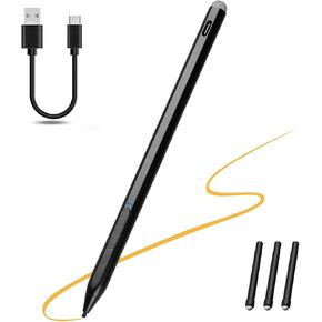 Surface Pro 11 Pen with 4096 Pressure Sensitivity,S1 Slim Pen for Microsoft Surface Pro 11/9/8/7 with Palm Rejection,Magnetic and Eraser,Work for Surface Pro/Go/Book/Studio/Laptop