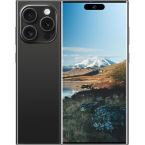 Unlocked Cell Phones Smartphones 5G Phone Android 13 Mobile Phones 8GB+256GB/7 Display/48MP+108MP Camera/6800 mAh/Dual SIM/Build-in Pen (Black)